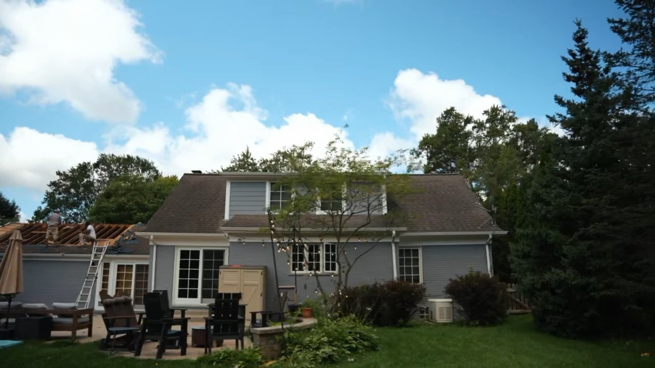 Metro-Detroit home before its second-story addition
